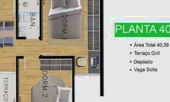 Imagem 5: Apartamento para 2 quartos em TATUAPÉ- São Paulo C depósito e Vaga de Garagem A PARTIR D