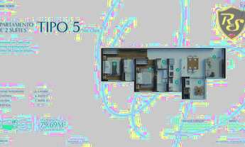 Imagem 6: Ocean Park - Vetter - 2 Suítes - Revenda