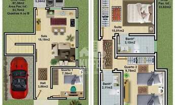 Imagem 5: Casa com 3 quartos à venda, 88 m² por R$ 435.000 - Mutuá - São Gonçalo/RJ