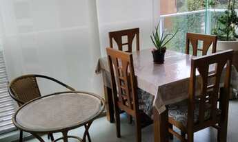 Imagem 7: Studio mobiliado de 38m2 com 1 Quarto e Varanda Grill totalmente fechado com vidro e com 0