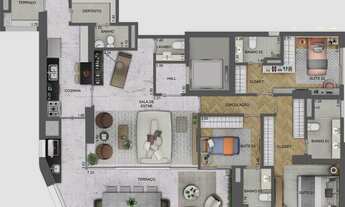 Imagem 4: EZ PARQUE DA CIDADE - RESIDENCIAL - Aptos de 134, 162, 196 e 227m²