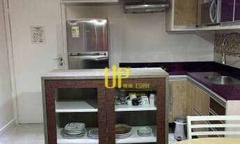 Imagem 4: Apartamento com 1 dormitório para alugar, 51 m² por R$ 4.100,00/mês - Alphaville Industria