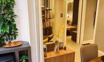 Imagem 4: Apartamento 2 dormitórios com varanda gourmet 41 mts com vaga em condomínio club completo