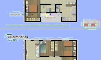 Imagem 2: Apto NOVO de 2 ou 3 dorm - 44 a 49m2 ENTREGA SET/22 -na Vila Gumercindo - SP