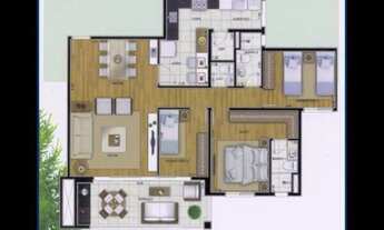 Imagem 2: VILA IRMAOS ARNONI - 3 dormitórios sendo 1 suíte, 2 salas, 2 banheiros, 2 vagas, 105,00 M2