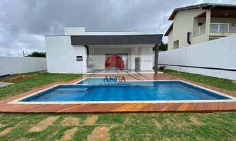 Imagem 2: Vendo magnífica casa nova 3 suítes c/ piscina no Shambala 3!