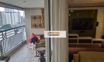 Imagem 5: Apartamento com 3 dormitórios para alugar, 133 m² por R$ 7.900/mês - Jardim - Santo André