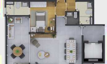 Imagem 3: Apartamento para venda possui 121 metros quadrados com 3 quartos em Indianópolis - São Pau