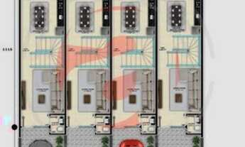 Imagem 5: Sobrado Geminado para Venda em Joinville, Comasa, 2 dormitórios, 2 suítes, 3 banheiros, 1