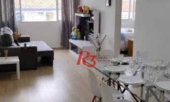 Imagem 2: Apartamento com 2 dormitórios à venda, 73 m² por R$ 349.000,00 - Marapé - Santos/SP