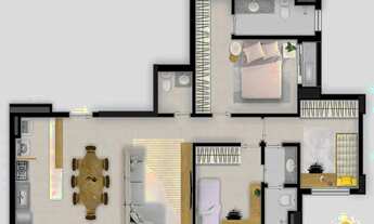 Imagem 3: Apartamento no Bliss Enjoy Life com 3 suítes