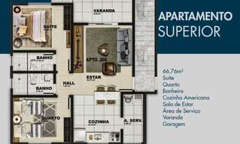 Imagem 5: Oportunidade! Apartamento 80mts² 2 quartos a venda - Bairro Cambolo Porto Seguro BA