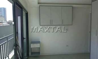 Imagem 6: Studio em Santana com 25m², sala, cozinha com cooktop, banheiro, mobiliado totalmente