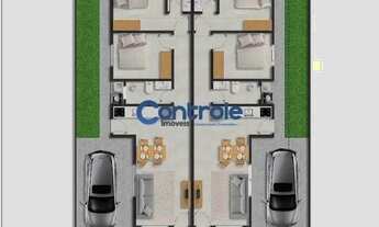 Imagem 2: Casa geminada com 02 dormitórios no bairro Guarda do Cubatão, Palhoça/SC