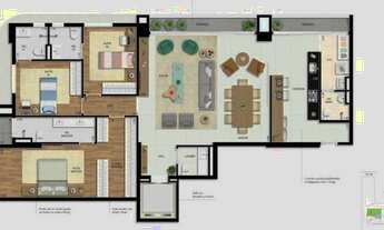 Imagem: Apartamento com 3 Quartos à Venda no OPUS