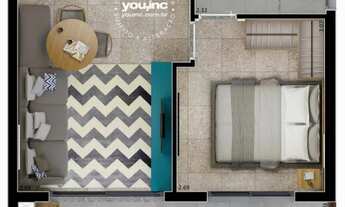 Imagem: No Campo Belo 1 dormitório - Lazer na cobertura