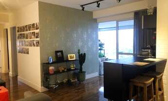 Imagem 2: Lindo apto mobiliado 90m, 3 dorms, 1 suíte, 2 vagas, vista panorâmica