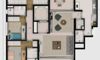 Imagem 3: Apartamento venda 163 metros, 3 suítes, 2 vagas, Vila Clementino - São Paulo - SP