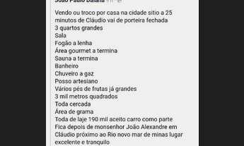 Imagem 5: Sitio a venda ou troca