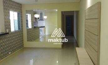 Imagem 2: Apartamento com 3 dormitórios para alugar, 75 m² por R$ 2.600,00/mês - Vila Helena - Santo