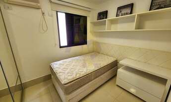 Imagem 5: Apartamento totalmente reformado, mobiliado com 1 suíte e 1 dormitório com ar-condicionado