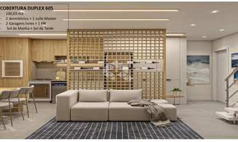 Imagem 2: COBERTURA DUPLEX 3 DORMITORIOS SENDO 1 SUITE NA TRINDADE FLORIANOPOLIS - SC