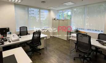 Imagem 3: Conjunto na região da Berrini mobiliado com 172m² e 4 vagas em condomínio com boa imagem c