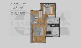 Imagem 3: Aptos novos, 2 dorms., 45m² úteis, sem garagem, próximo da R. do Orfanato