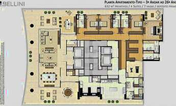 Imagem 3: BELLINI IBIRAPUERA - IBIRAPUERA/ VILA MARIANA - Venda - 632 m² - 4 Suítes - 7 Vagas