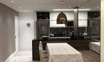 Imagem 2: Apartamento de 74m² | Living Ampliado