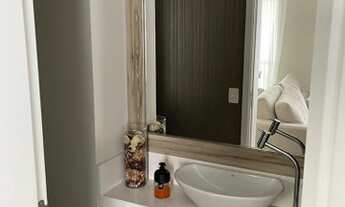 Imagem 7: Apartamento a venda Domo Home 123 metros vista piscina 3 quartos 1 suite 2 vagas Centro Sã