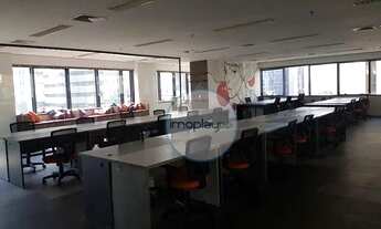 Imagem 7: Sala pronta para ocupação, mobiliada e decorada, 258 m² ao lado da estação de trem Berrini