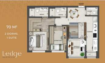 Imagem 7: 2 dorms com suíte e varanda gourmet