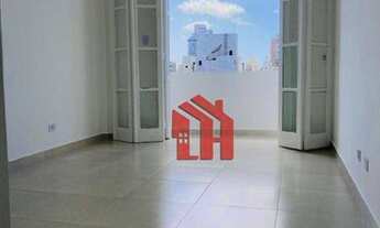 Imagem 1: Apartamento de 41m2, sala living, vaga para moto, Boqueirão, Santos