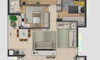 Imagem 2: Apartamento possui 115m2 - 3 suítes, 2 vagas e depósito - São Caetano do Sul - SP