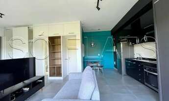 Imagem: Flat para locação em Alphaville, em frente