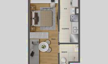 Imagem 3: STUDIO 26,50M² AO LADO DO METRÔ BRÁS - SP - Cód.WPE300