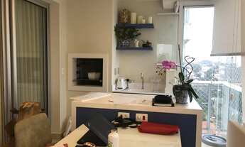 Imagem 7: Apartamento á venda com 105m² com 2 quartos sendo 1 suíte, 2 vagas, com churrasqueira na v