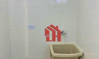 Imagem 5: Apartamento de 41m2, sala living, vaga para moto, Boqueirão, Santos