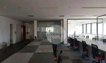 Imagem 5: Sala pronta para ocupação, mobiliada e decorada, 258 m² ao lado da estação de trem Berrini