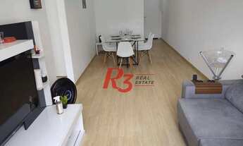 Imagem 3: Apartamento com 2 dormitórios à venda, 73 m² por R$ 349.000,00 - Marapé - Santos/SP