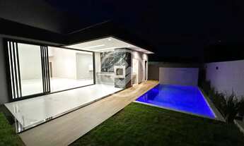 Imagem 5: Casa térrea com 4 suites com ambientes integrados no condominio Florais da Mata, Varzea Gr