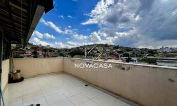 Imagem 3: Cobertura com 2 dormitórios para alugar, 95 m² por R$ 2.396,41/mês - Alvorada - Sabará/MG