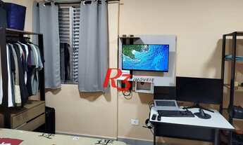 Imagem 3: Kitnet com 1 dormitório para alugar, 26 m² por R$ 3.000,02/mês - Gonzaga - Santos/SP