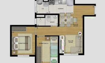 Imagem 7: Apartamento com 2 quartos em - Parque do Carmo - São Paulo - SP a partir de 159.900