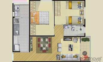 Imagem 2: Carrão - Apartamento 2 Dormitórios, 1 Banheiro, 1 Vaga, Varanda, Móveis Planej