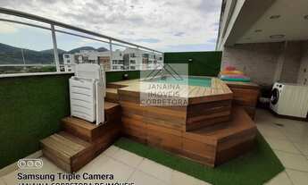 Imagem 4: Apartamento cobertura 2 quartos, suíte, armários, sala tv, piscina, churrasqueira