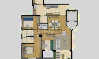 Imagem 3: Apartamento 03 dormitorios 01 suite 02 vagas 104m2 Jardim Olympia