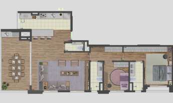 Imagem 4: Vista Parque Água Branca - 3 dorms (2 suítes) - Entrega 2022