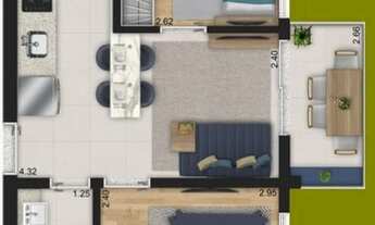 Imagem 2: Apto. com 36 m2. à Venda em Chácara Inglesa - São Paulo - SP